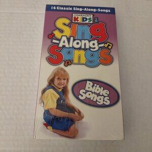 Cedarmont Kids Sing-Along Songs VHS Bible Songs 16 Classic Videos New Sealed